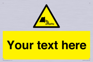 Custom Warning sewage effluent outfall